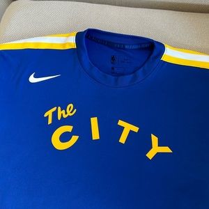 Warriors Basketball The City Warmup Shirt
